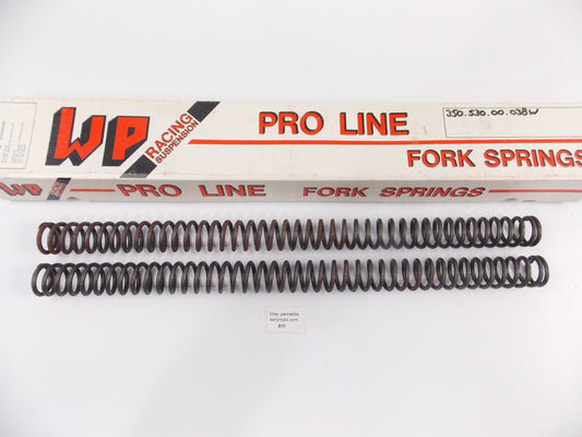 WHITE POWER RACING SUSPENSION PRO LINE FRONT FORK SPRINGS 35053000038W KTM - MotoRaider