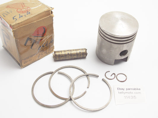 DINAMIN PISTON + RINGS + PIN + CLIPS SET CPL. D. 54.4 mm ZANELLA CECCATO 125 cc - MotoRaider