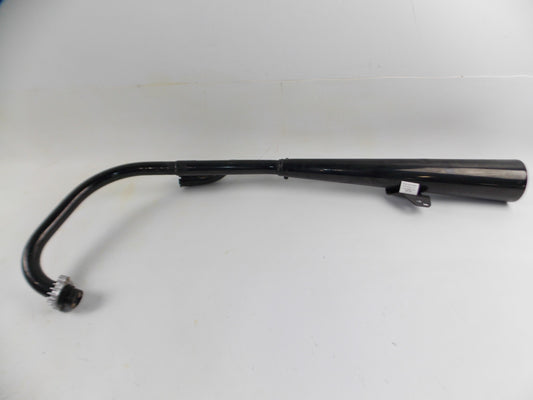 NOS OEM SUZUKI GS550M RIGHT EXHAUST MUFFLER 2 IN 1 BLACK PIPE - MotoRaider