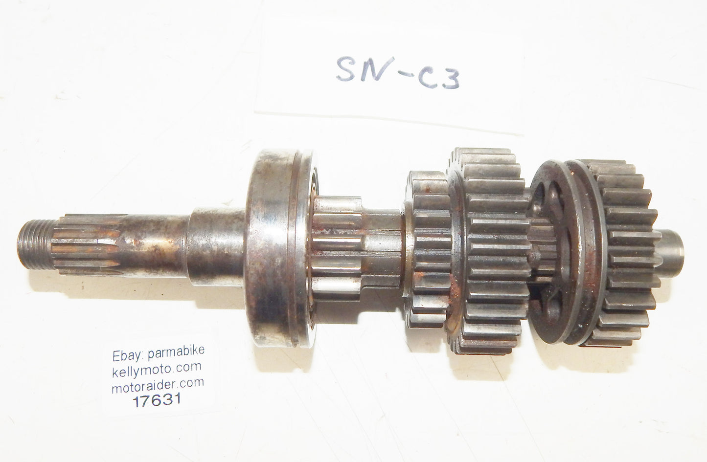 1980's SACHS DKW HERCULES 125 175 240 250 255 7 SP TRANSMISSION GEAR BOX SHAFT - MotoRaider