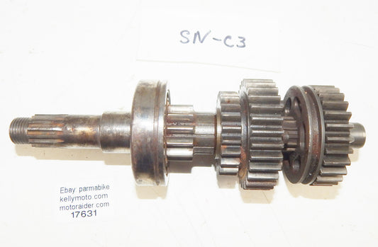 1980's SACHS DKW HERCULES 125 175 240 250 255 7 SP TRANSMISSION GEAR BOX SHAFT - MotoRaider