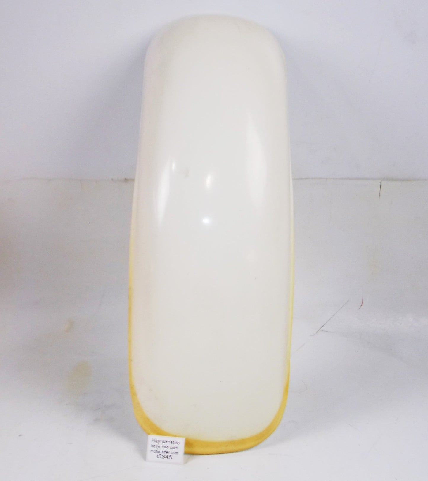 VINTAGE WHITE MOTOCROSS REAR FENDER L=22" W=7.5" MAV BETA CAGIVA GILERA APRILIA - MotoRaider