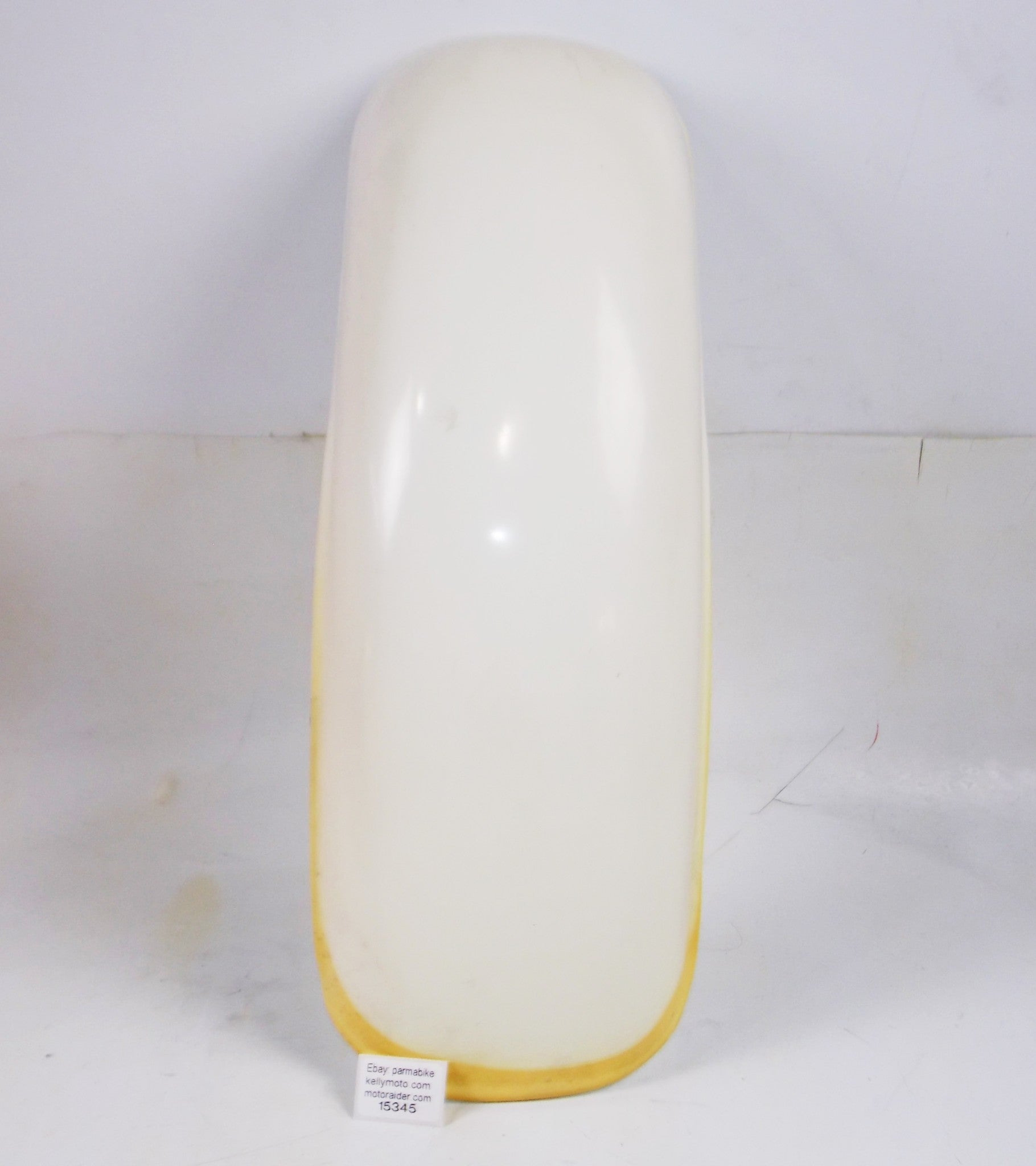 VINTAGE WHITE MOTOCROSS REAR FENDER L=22" W=7.5" MAV BETA CAGIVA GILERA APRILIA - MotoRaider