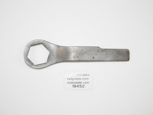 OEM YAMAHA MOTORYCLE SCOOTER ATV QUAD WRENCH TOOL SPANNER 27mm VINTAGE - MotoRaider