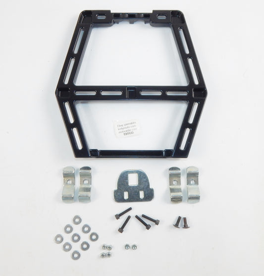 UNIVERSAL VINTAGE MOTORCYCLE SCOOTER TOP CASE LUGGAGE RACK+HARDWARE GUZZI CAGIVA - MotoRaider
