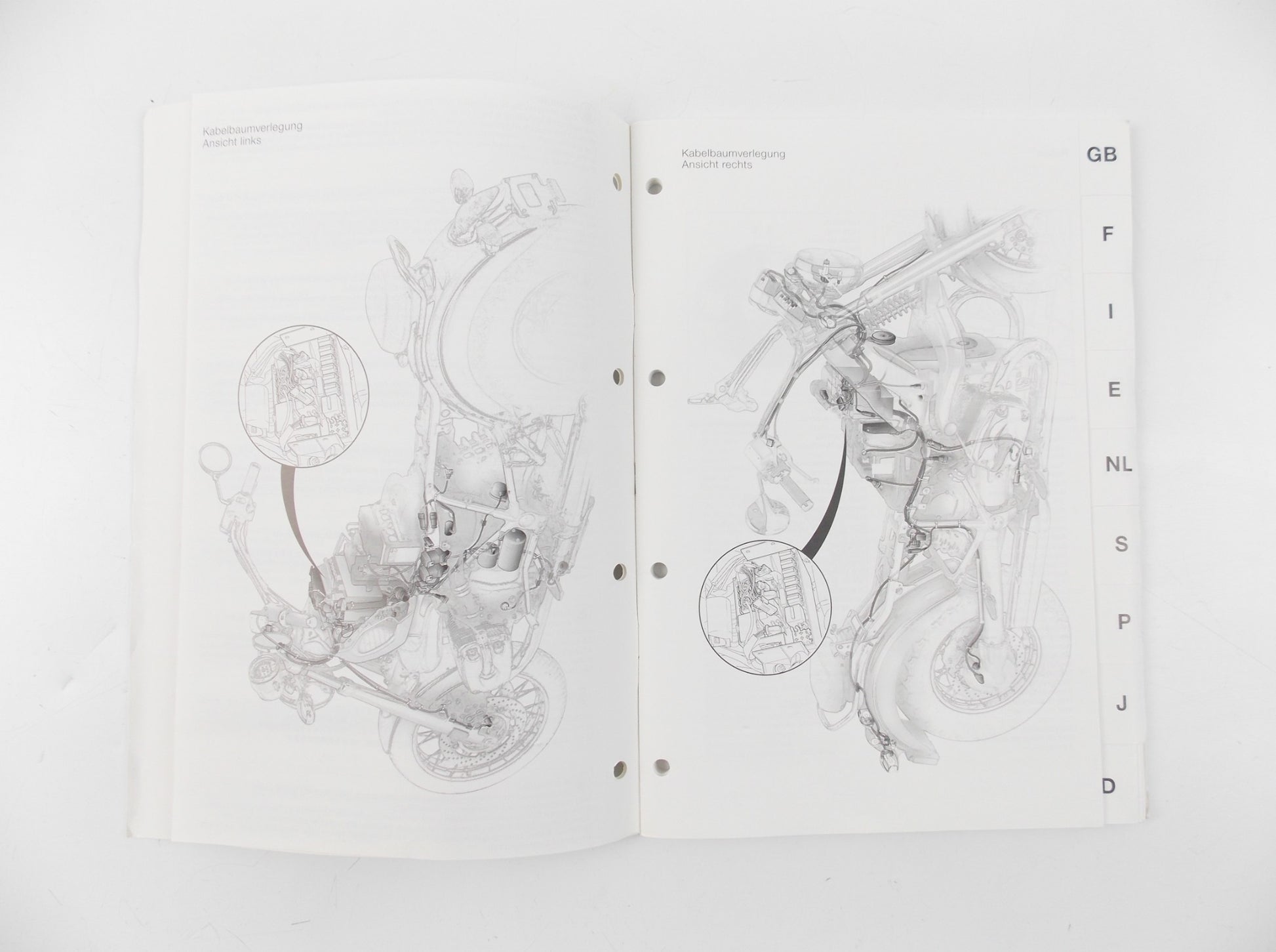 BMW 1997 R 1200 ELECTRICAL CIRCUIT DIAGRAMS MANUAL BOOK SCHEMATIC 01999799679 - MotoRaider