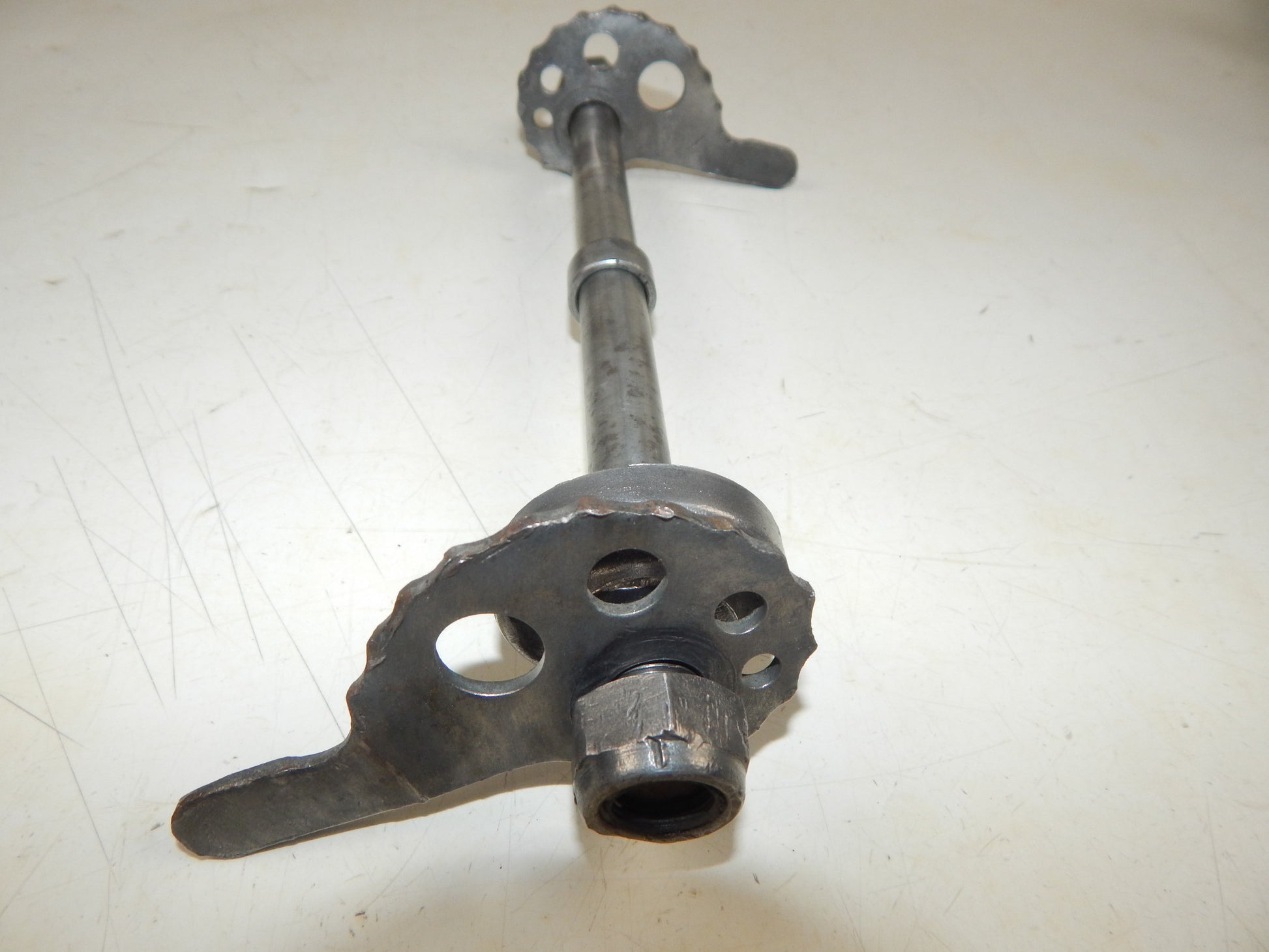 70's FANTIC MOTOR 125 TRIAL REAR WHEEL PIN BOLT AXLE+CHAIN ADJUSTER+NUT VINTAGE - MotoRaider