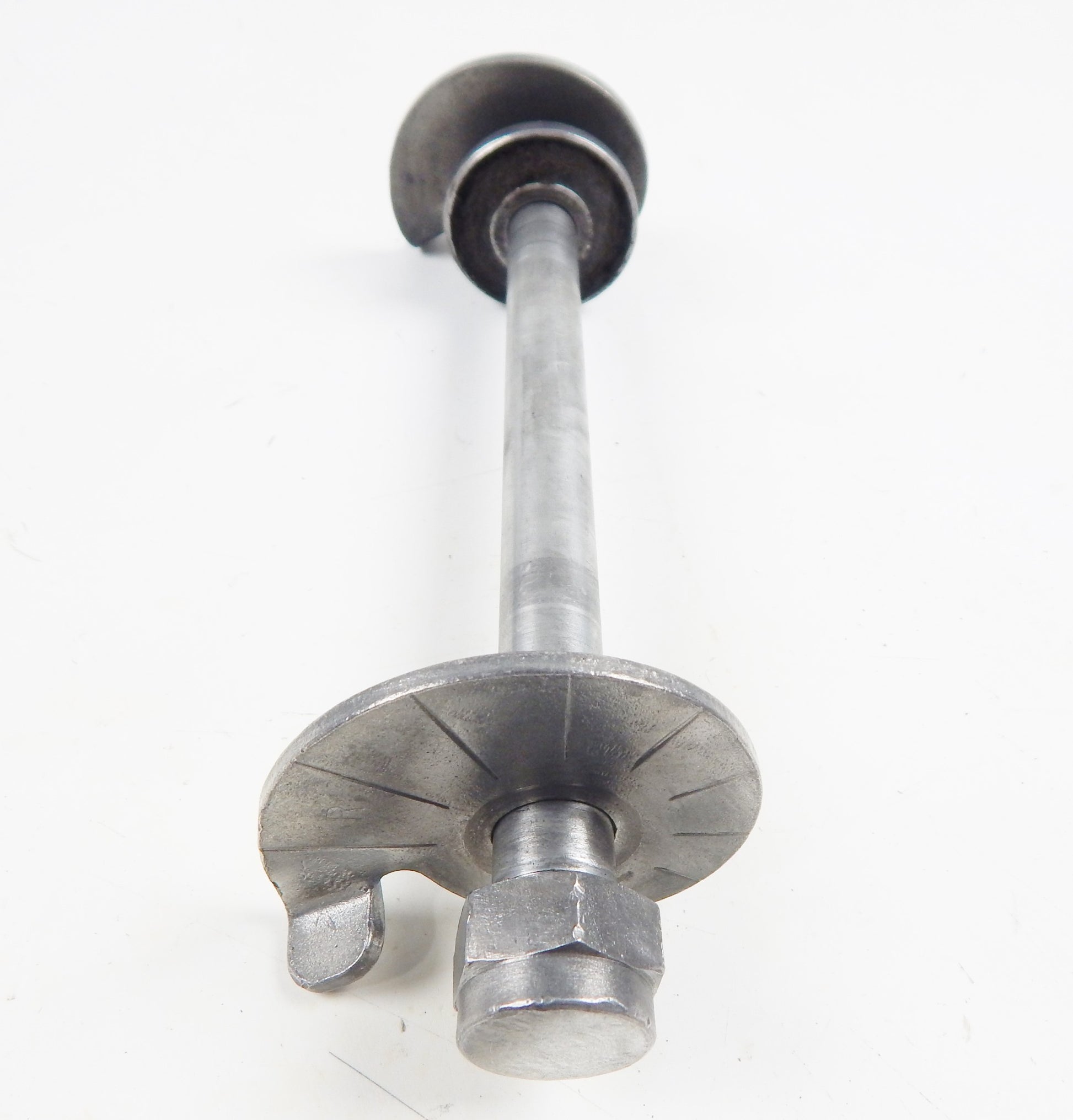 1970 GILERA 125 GIUBILEO REAR WHEEL AXLE PIN BOLT NUT SPACER CHAIN ADJUSTER - MotoRaider