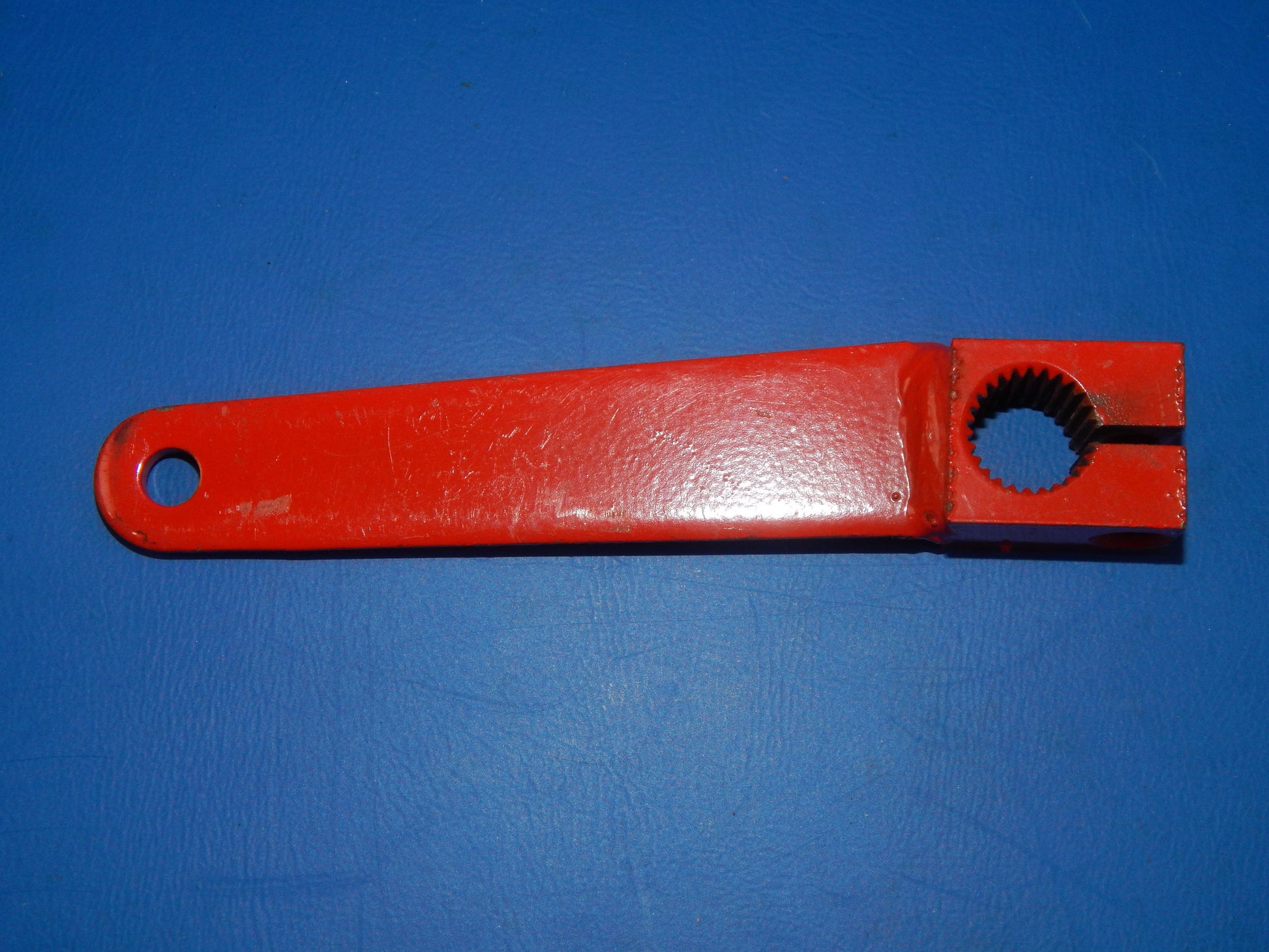 VINTAGE MOTORCYCLE BRAKE LEVER ACTUATOR METAL RED FANTIC CAGIVA - MotoRaider