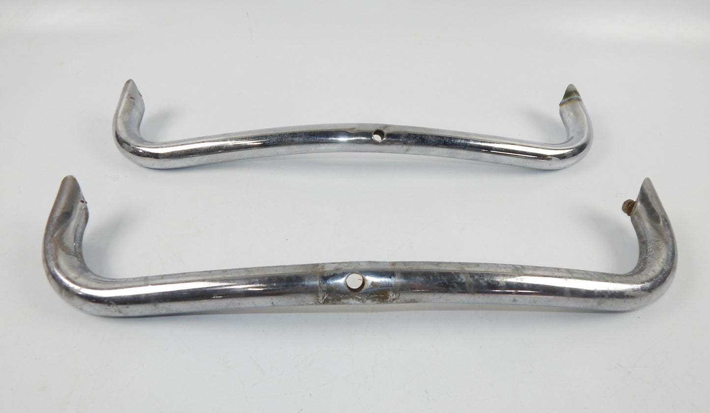 1PR 1960's VW BEETLE REAR BUMPER OVER RIDE TUBES CHROMED VINTAGE CABRIO COUPE - MotoRaider