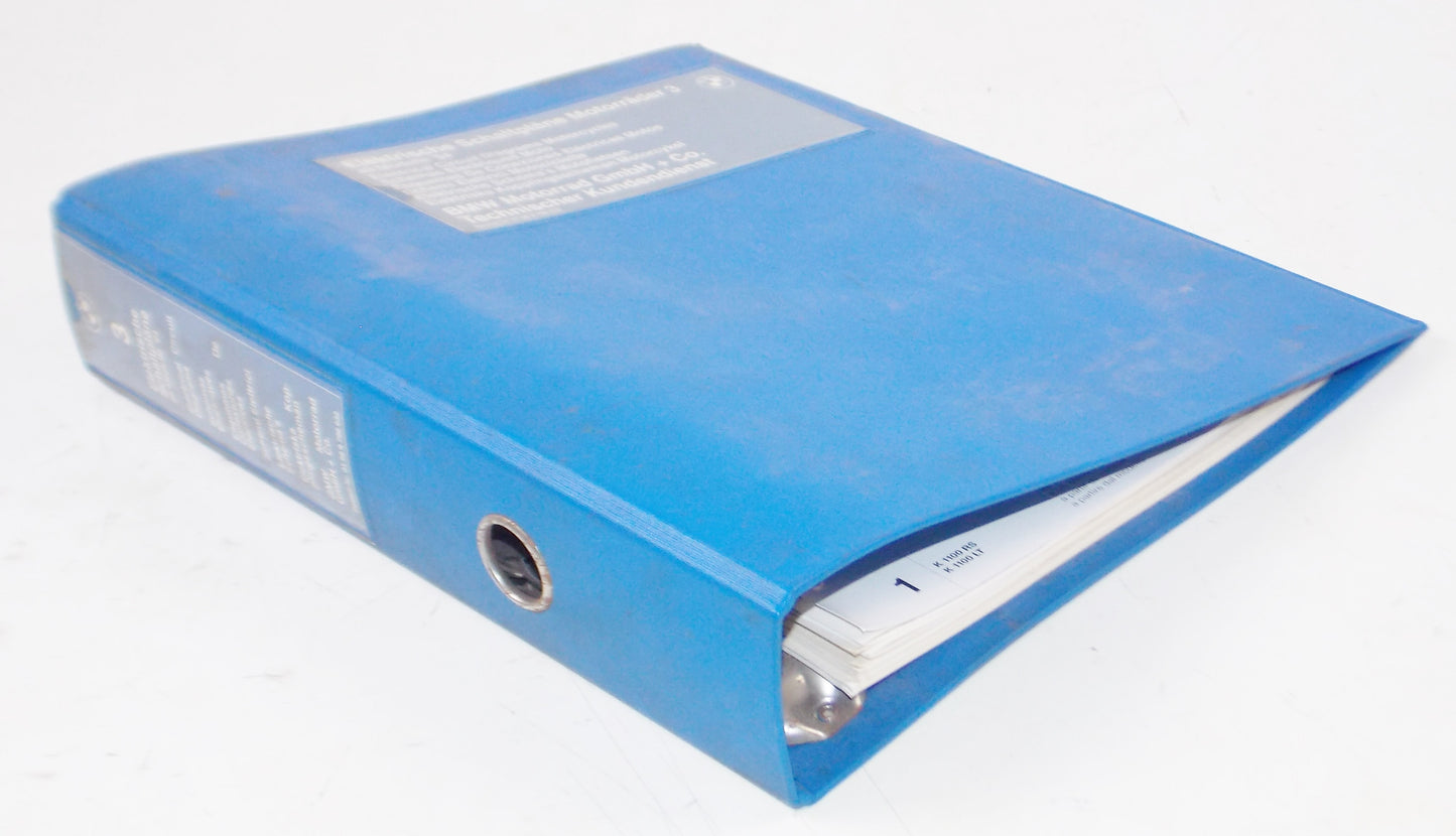 BMW 1994 F650 ITALY DEALER REPAIR SHOP ELECTRICAL CIRCUIT DIAGRAM BOOK BINDER - MotoRaider