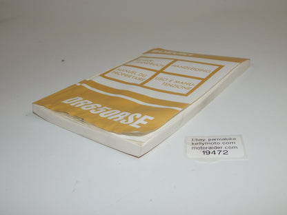 1992 SUZUKI DR650-RSE USER OWNER MANUAL BOOK 99011-12D63-022 MULTI LANGUAGE - MotoRaider