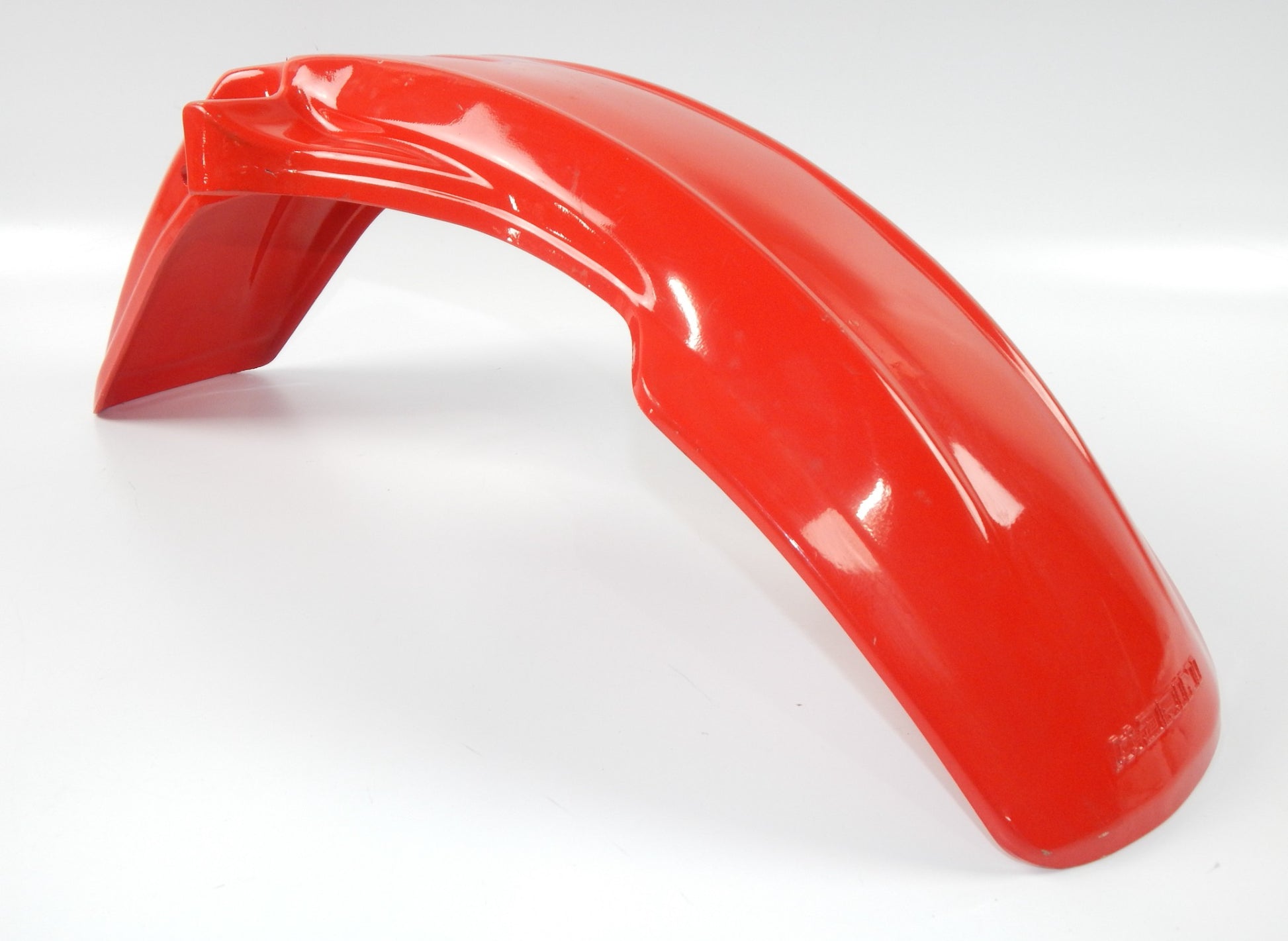 1980's MORINI CAMEL 501 ENDURO FRONT FENDER MUD GUARD RED PLASTIC VINTAGE ITALY - MotoRaider