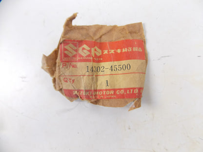 OEM SUZUKI 1982-83 GSX750 LEFT EXHAUST MUFFLER PIPE BLACK 14302-45500 1430245500 - MotoRaider