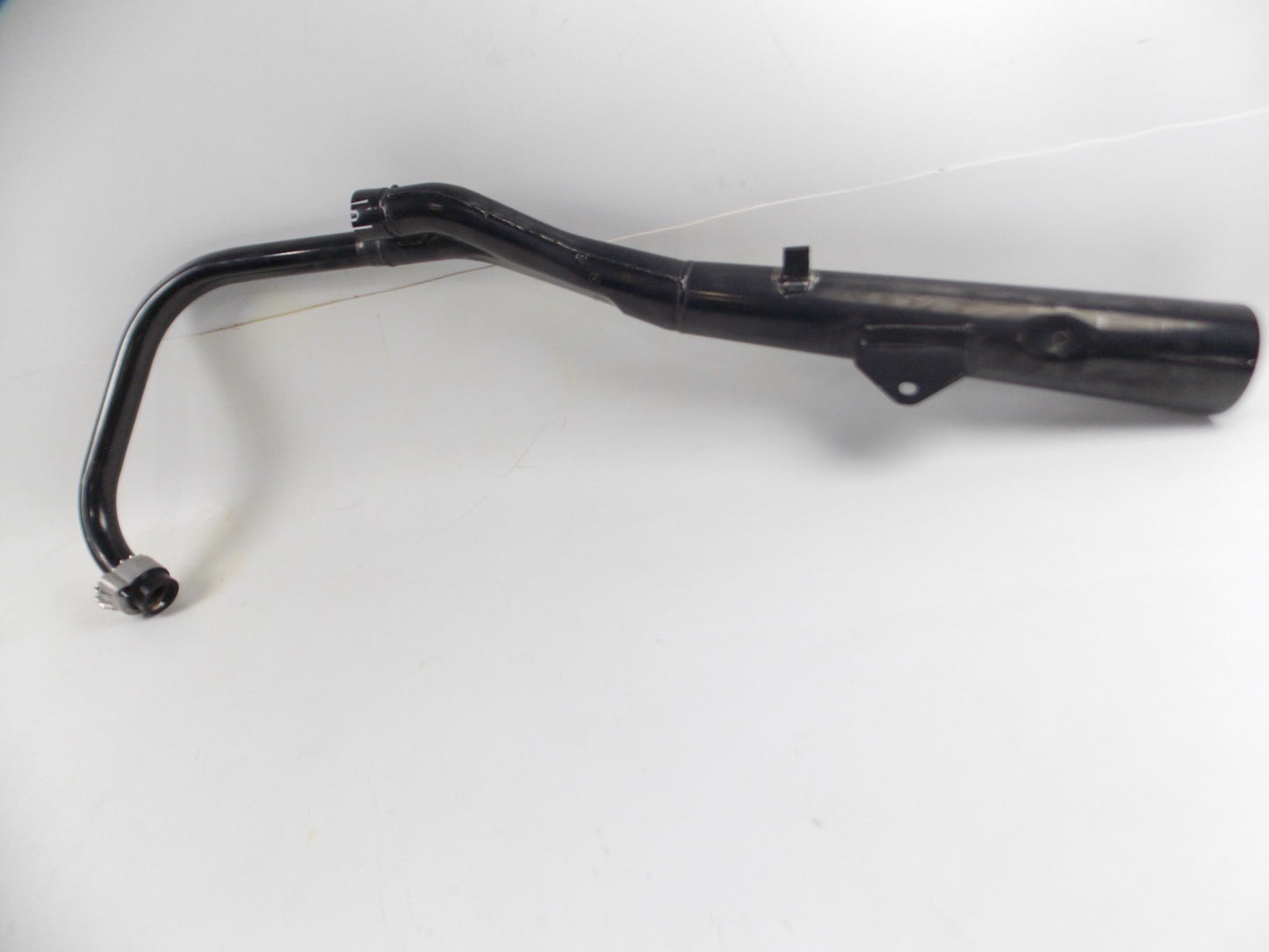 OEM SUZUKI 1982-83 GSX750 LEFT EXHAUST MUFFLER PIPE BLACK 14302-45500 1430245500 - MotoRaider