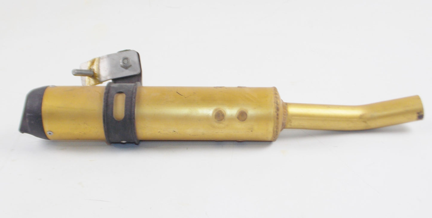 RAMIREZ RAMSIL CAGIVA EXHAUST PIPE MUFFLER SILENCER OVERALL L=455 INLET OD=35mm - MotoRaider