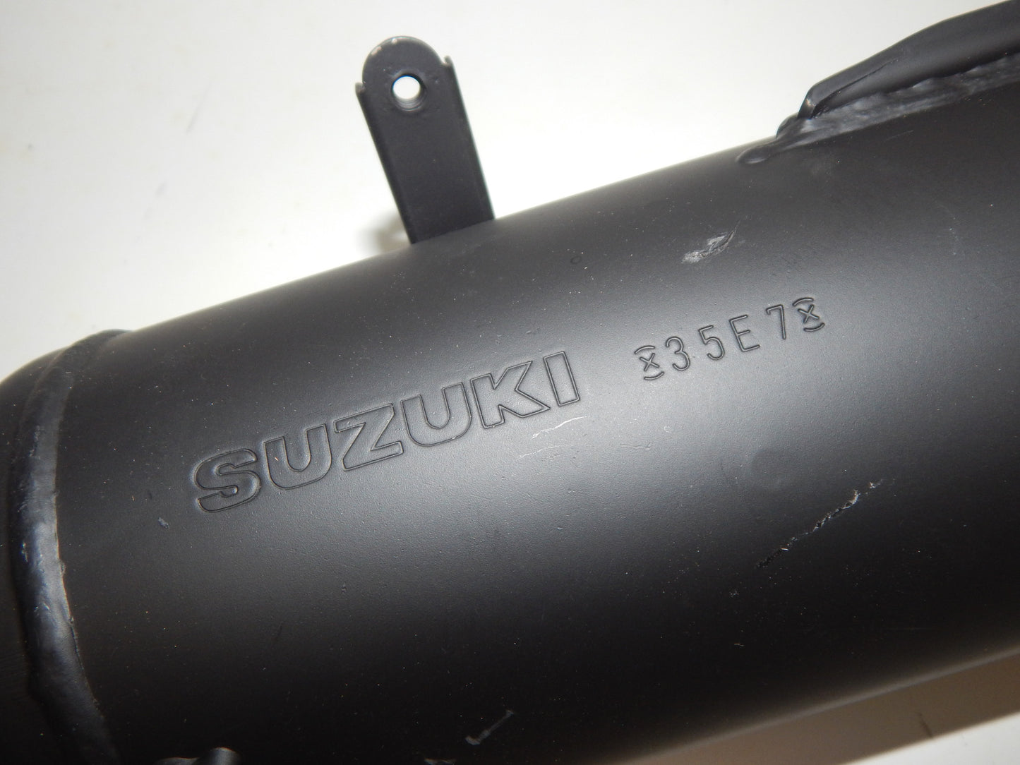 OEM NOS 1997-2000 SUZUKI KATANA 50 SCOOTER BLACK EXHAUST MUFFLER PIPE *35E7* - MotoRaider