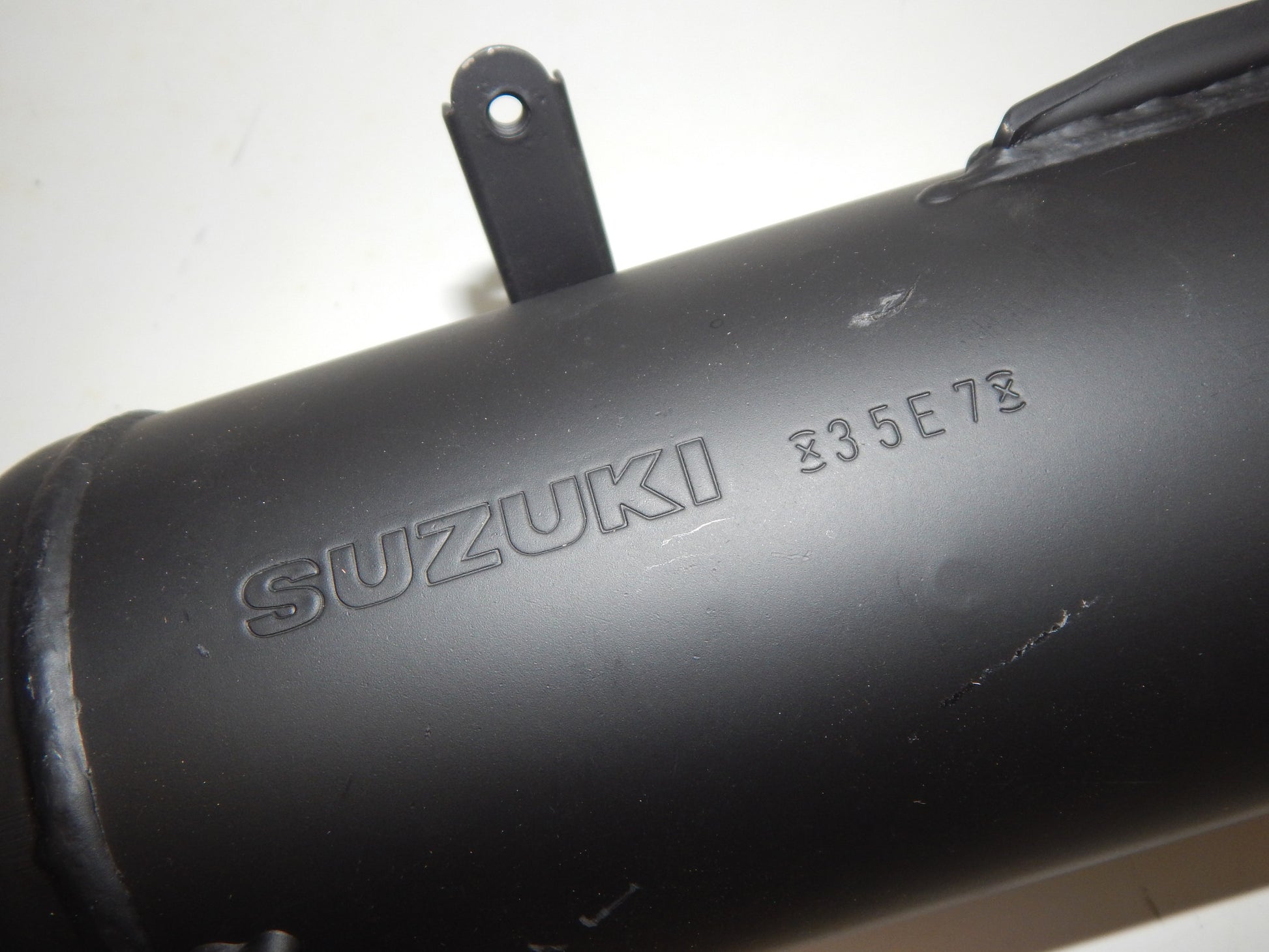 OEM NOS 1997-2000 SUZUKI KATANA 50 SCOOTER BLACK EXHAUST MUFFLER PIPE *35E7* - MotoRaider