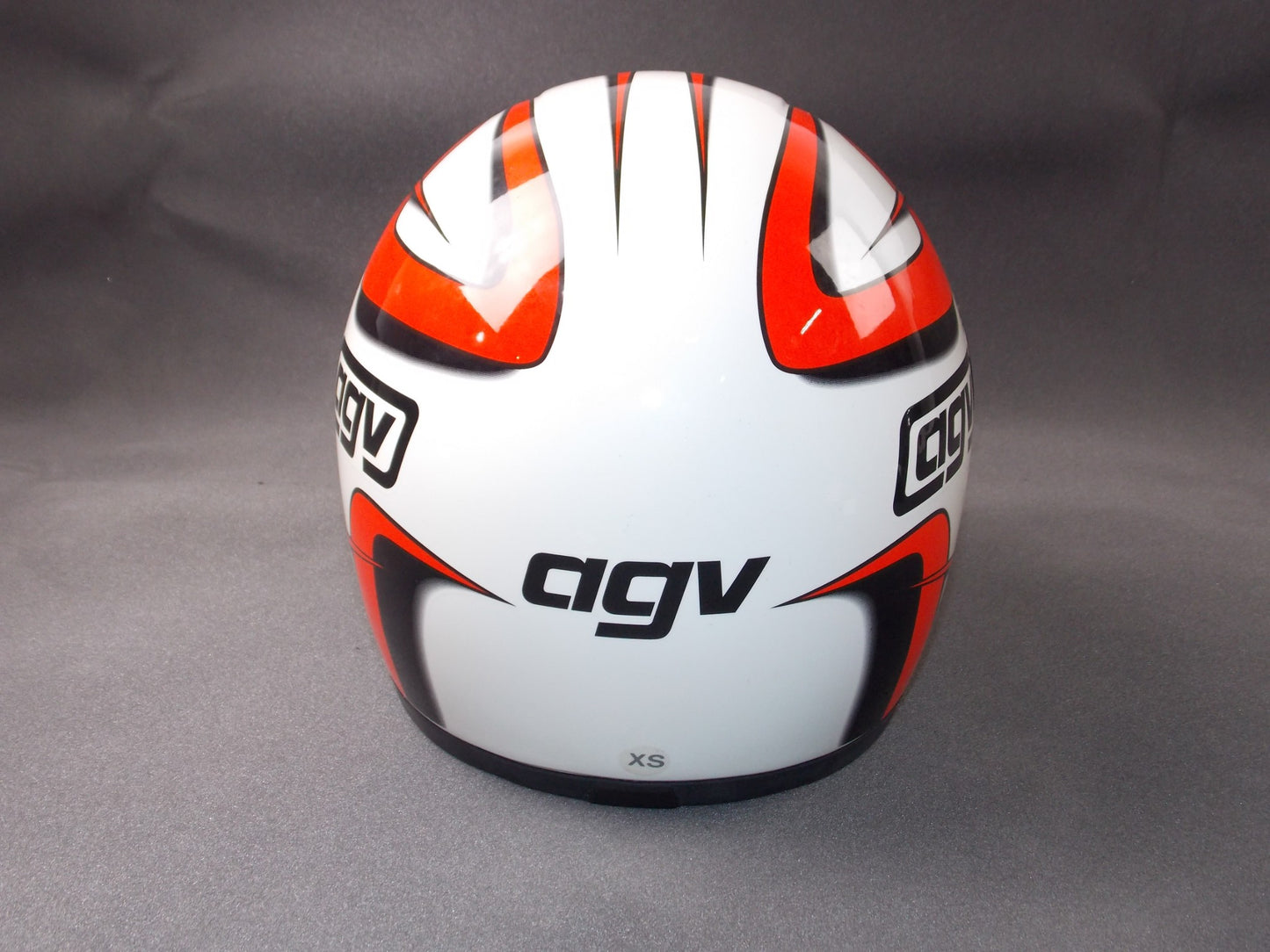 AGV MULTIFIBER ACF2 CLEAR SHIELD VISOR WHITE MOTORCYCLE HELMET SIZE XS - MotoRaider