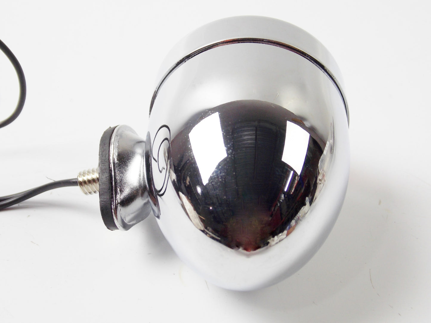 CUSTOM CHROME RED BULLET LIGHT BLINKER FLASHER 2 LEAD W/BOTTOM MOUNT - MotoRaider