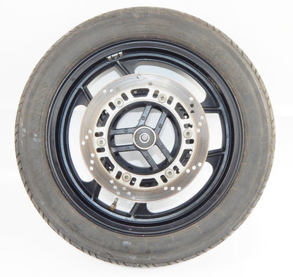 1986-1987 KAWASAKI GPX 750 RIM TIRE METZELLER FRONT WHEEL+BRAKE DISCS ROTOR - MotoRaider