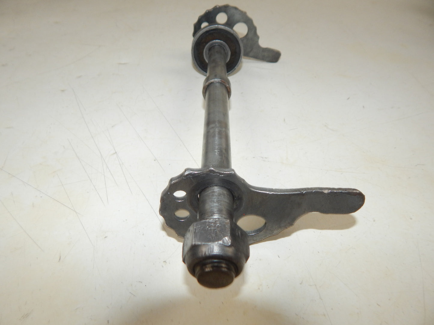 70's FANTIC MOTOR 125 TRIAL REAR WHEEL PIN BOLT AXLE+CHAIN ADJUSTER+NUT VINTAGE - MotoRaider