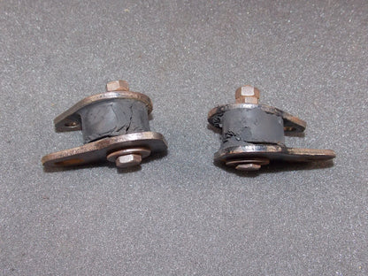 OEM YAMAHA 1976 YZ400 MUFFLER MOUNTS BRACKETS EXHAUST PIPE DAMPER - MotoRaider