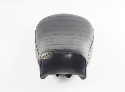 NISA SADDLE SEAT BLACK L=16" W=10" MORINI GARELLI BENELLI GUZZI MV VINTAGE ITALY - MotoRaider