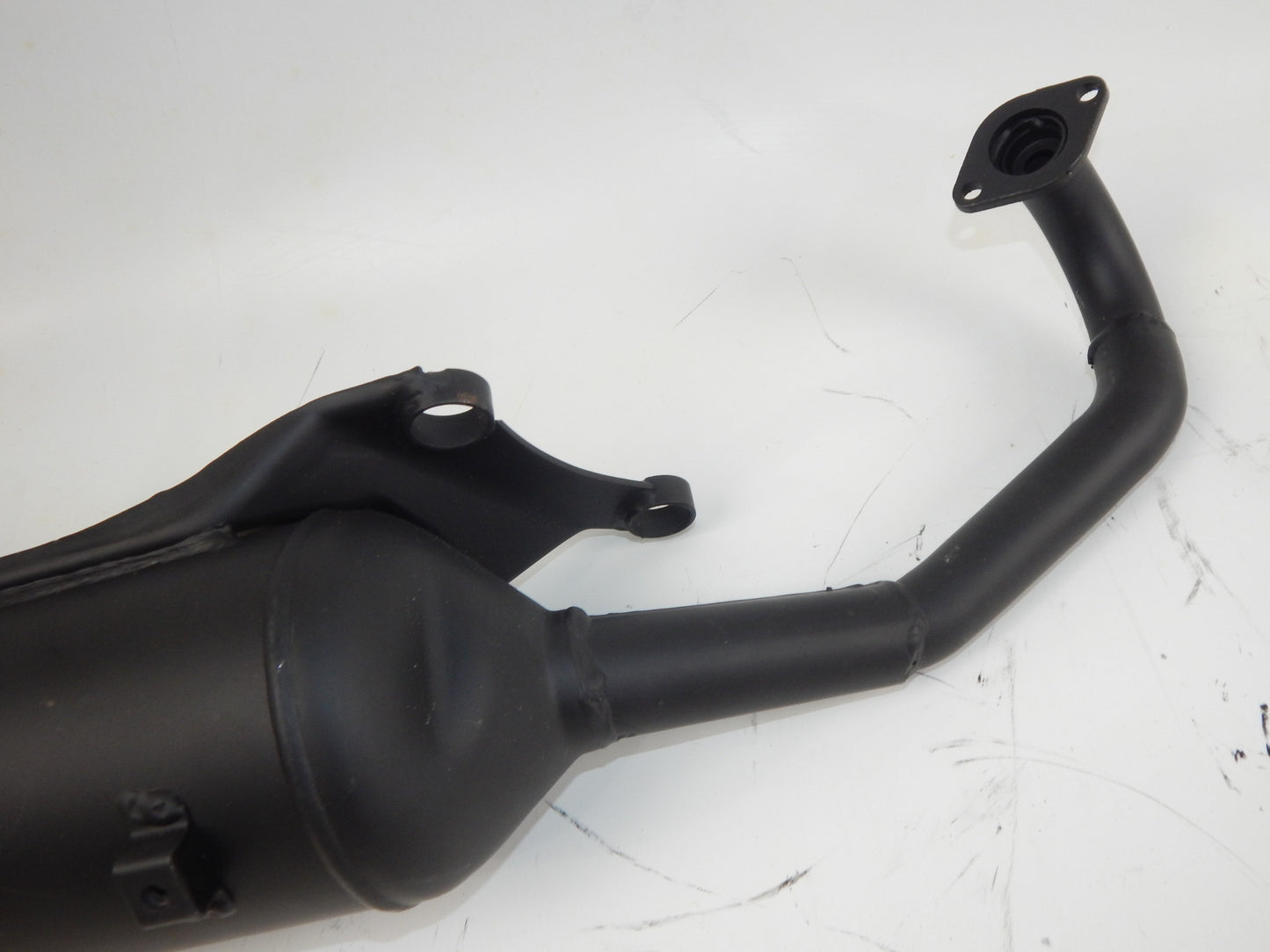 OEM NOS 1997-2000 SUZUKI KATANA 50 SCOOTER BLACK EXHAUST MUFFLER PIPE *35E7* - MotoRaider