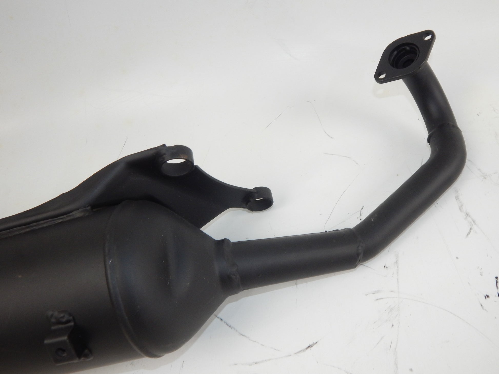 OEM NOS 1997-2000 SUZUKI KATANA 50 SCOOTER BLACK EXHAUST MUFFLER PIPE *35E7* - MotoRaider