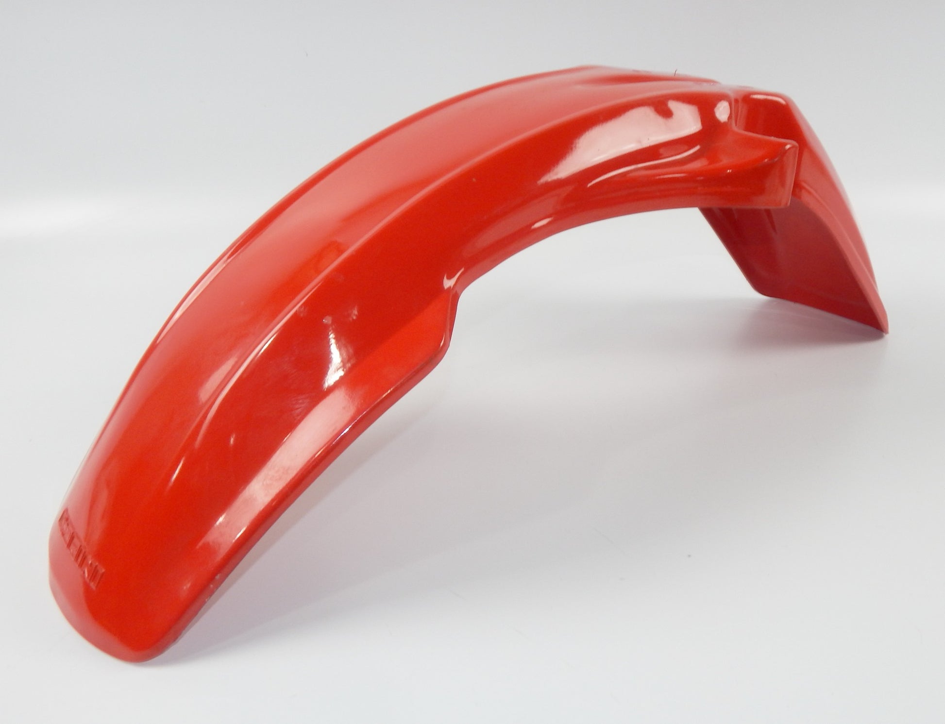 1980's MORINI CAMEL 501 ENDURO FRONT FENDER MUD GUARD RED PLASTIC VINTAGE ITALY - MotoRaider