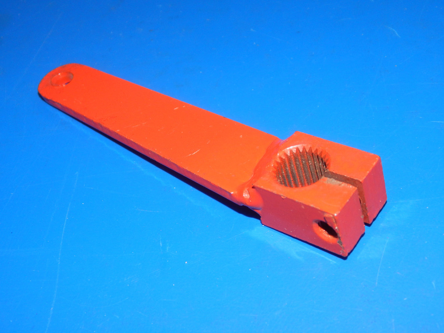 VINTAGE MOTORCYCLE BRAKE LEVER ACTUATOR METAL RED FANTIC CAGIVA - MotoRaider