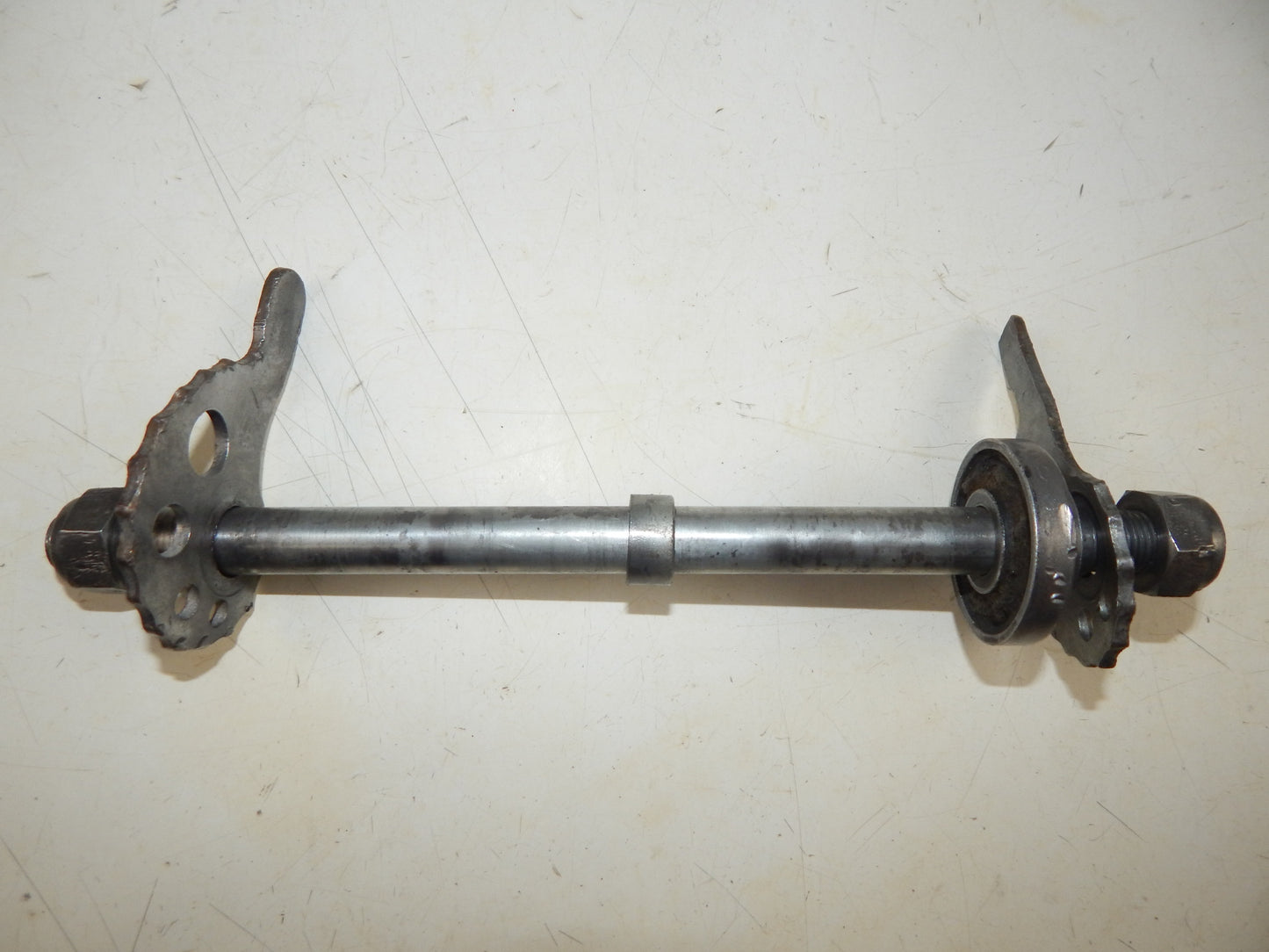 70's FANTIC MOTOR 125 TRIAL REAR WHEEL PIN BOLT AXLE+CHAIN ADJUSTER+NUT VINTAGE - MotoRaider
