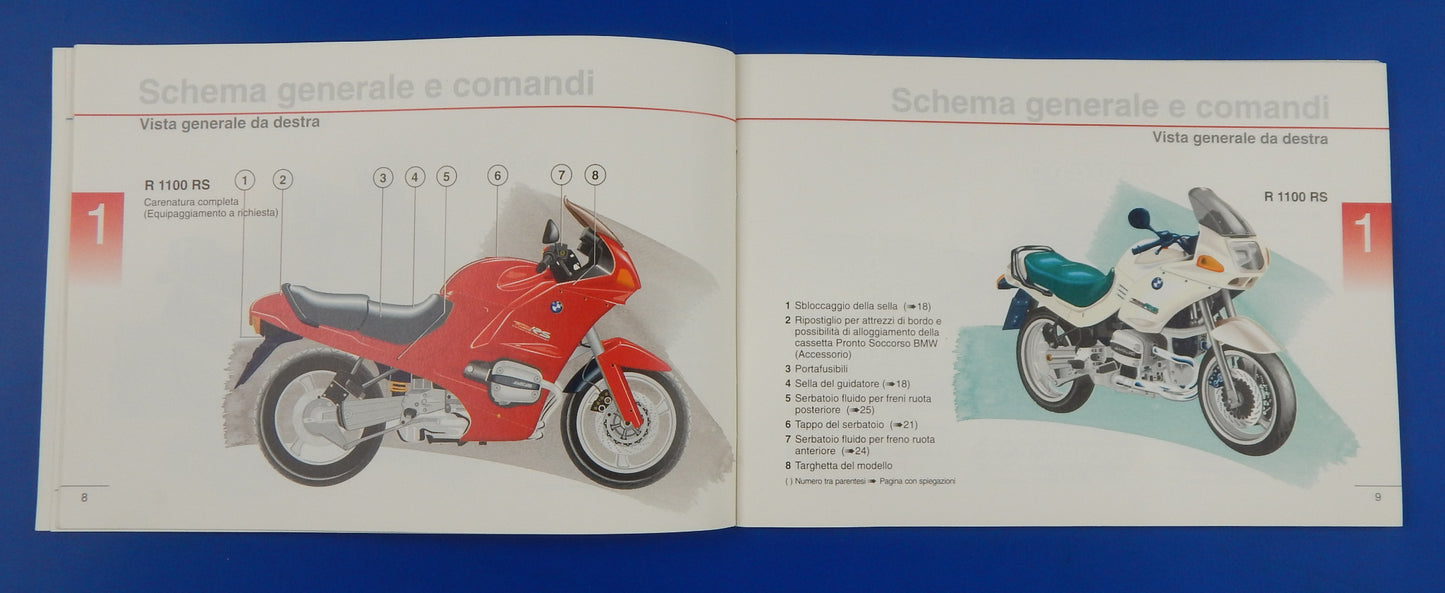 OEM BMW R100R 1993 R100RS USER MAINTENANCE OWNERS MANUAL BOOK 01449799044 - MotoRaider