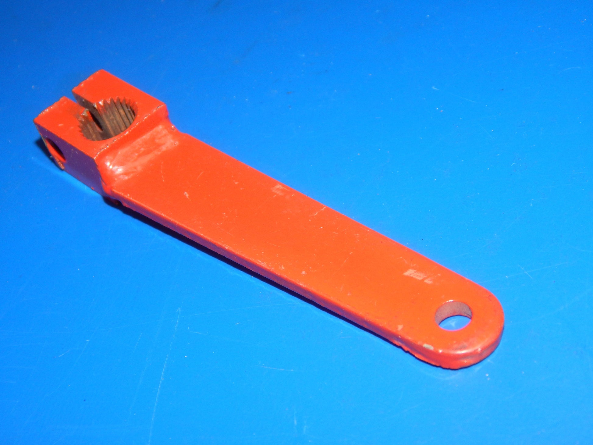 VINTAGE MOTORCYCLE BRAKE LEVER ACTUATOR METAL RED FANTIC CAGIVA - MotoRaider