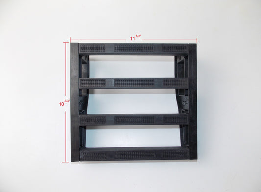 ELITE TOP CASE LUGGAGE PLASTIC CARRIER PLASTIC RACK 11.50"x10.75" YAMAHA TT600 - MotoRaider