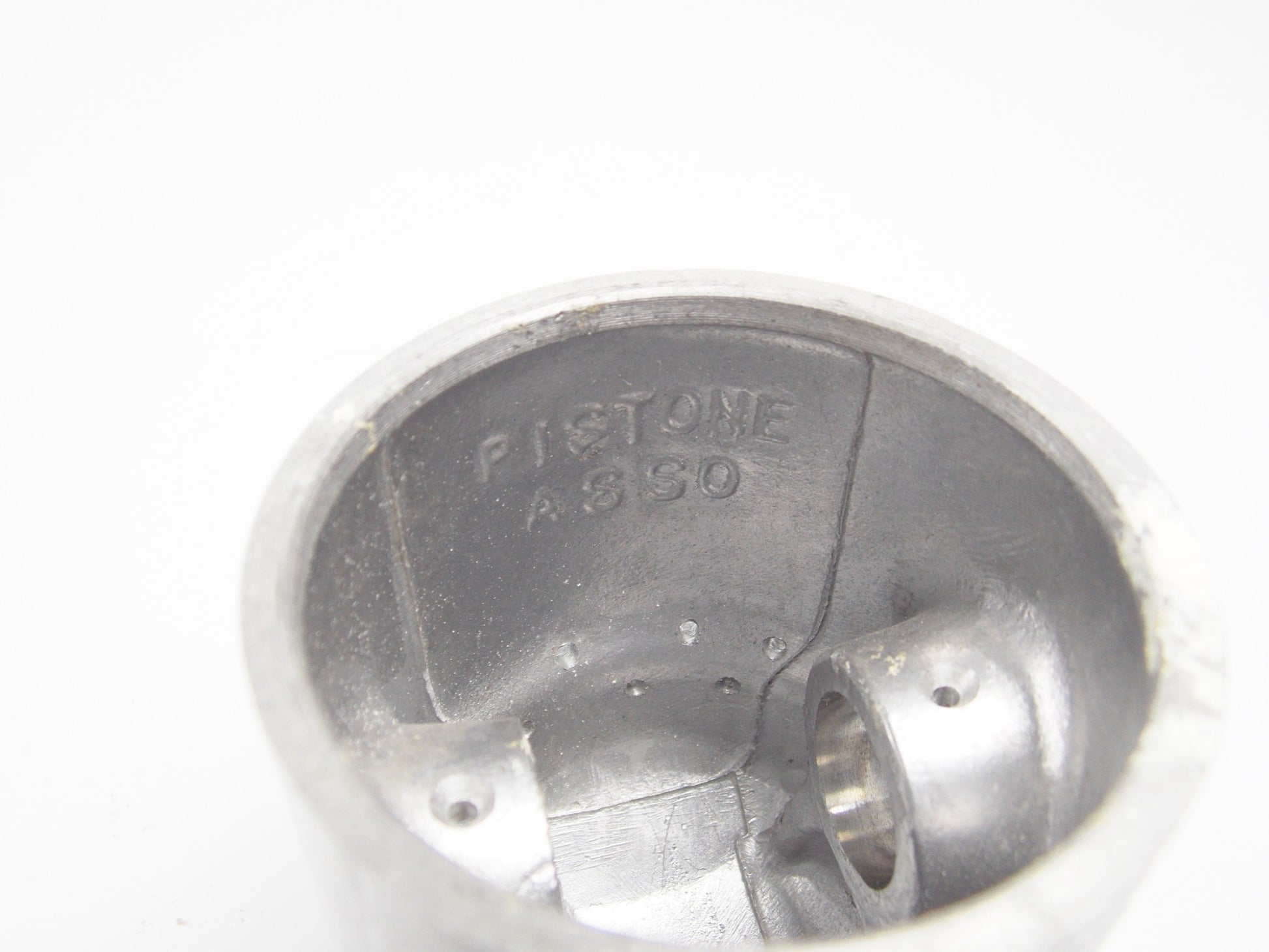 NOS ASSO WERKE PISTON + RINGS + PIN + CLIPS DIAMETER 55.2 mm 4 STROKE MOTOR - MotoRaider