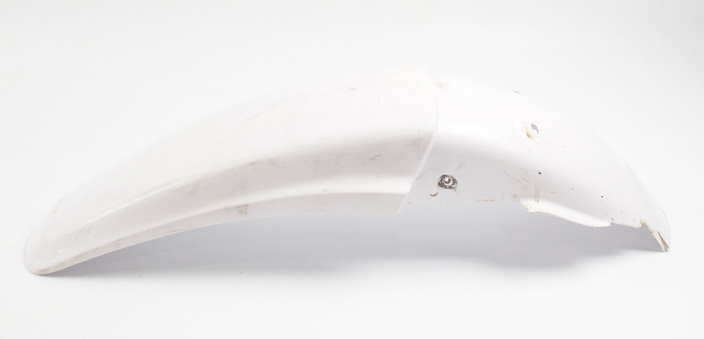 YAMAHA 1990 YZ 125 WHITE MUDGUARD REAR FENDER MUDDER - MotoRaider