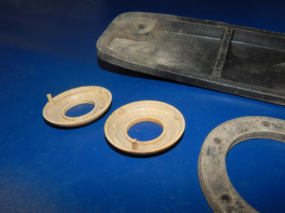 PORSCHE 356 MIX RUBBER PARTS DOOR TURN SIGNAL SENDING UNIT PLATE LIGHT TRIM SEAL - MotoRaider