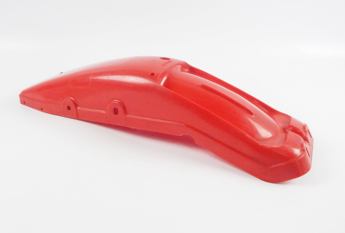 NOS OEM CAGIVA 1985 ALETTA ROSSA 125 RED REAR INNER FENDER MUD GUARD 33213 ITALY - MotoRaider