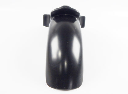 1980's DUCATI PANTAH 500/600 FRONT FENDER MUD GUARD FIBERGLASS BLACK VINTAGE - MotoRaider