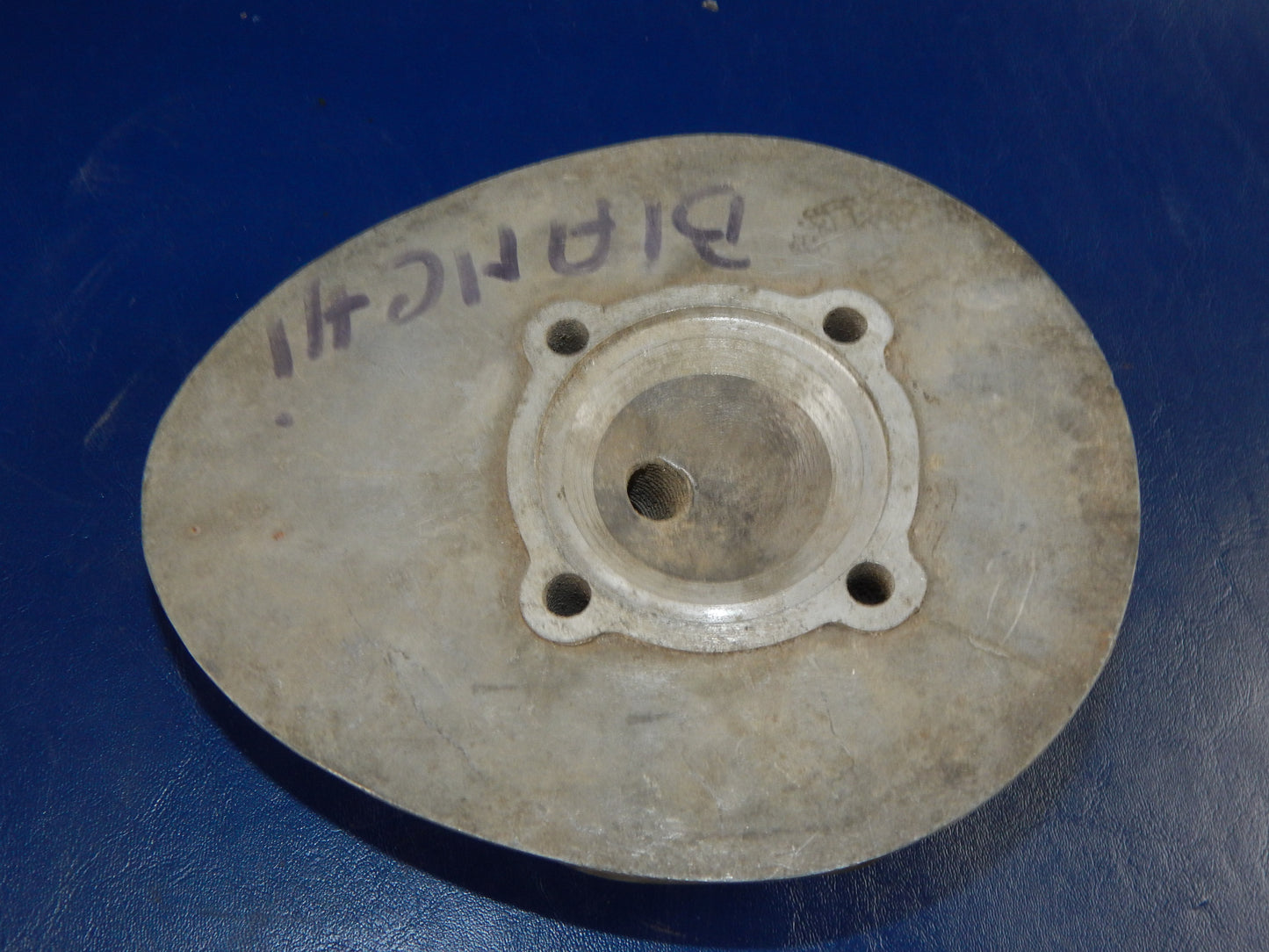 VINTAGE BIANCHI MOTORCYCLE CYLINDER HEAD DOME D=55mm ENGINE MOTOR ITALY - MotoRaider