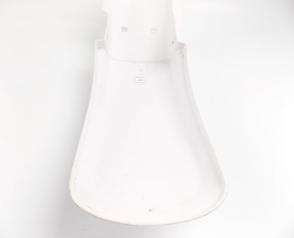 YAMAHA 1990 YZ 125 WHITE MUDGUARD REAR FENDER MUDDER - MotoRaider