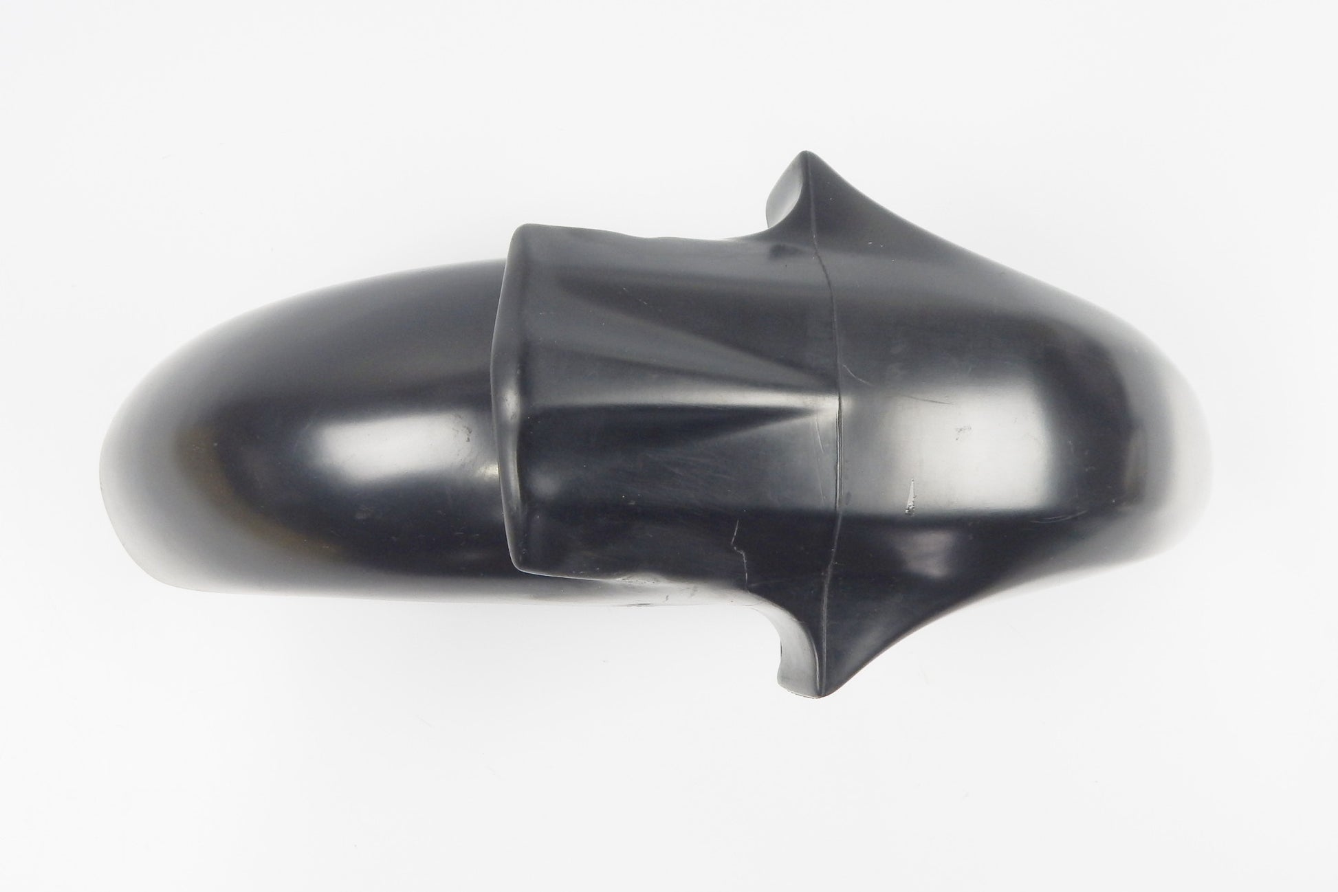 1980's DUCATI PANTAH 500/600 FRONT FENDER MUD GUARD FIBERGLASS BLACK VINTAGE - MotoRaider