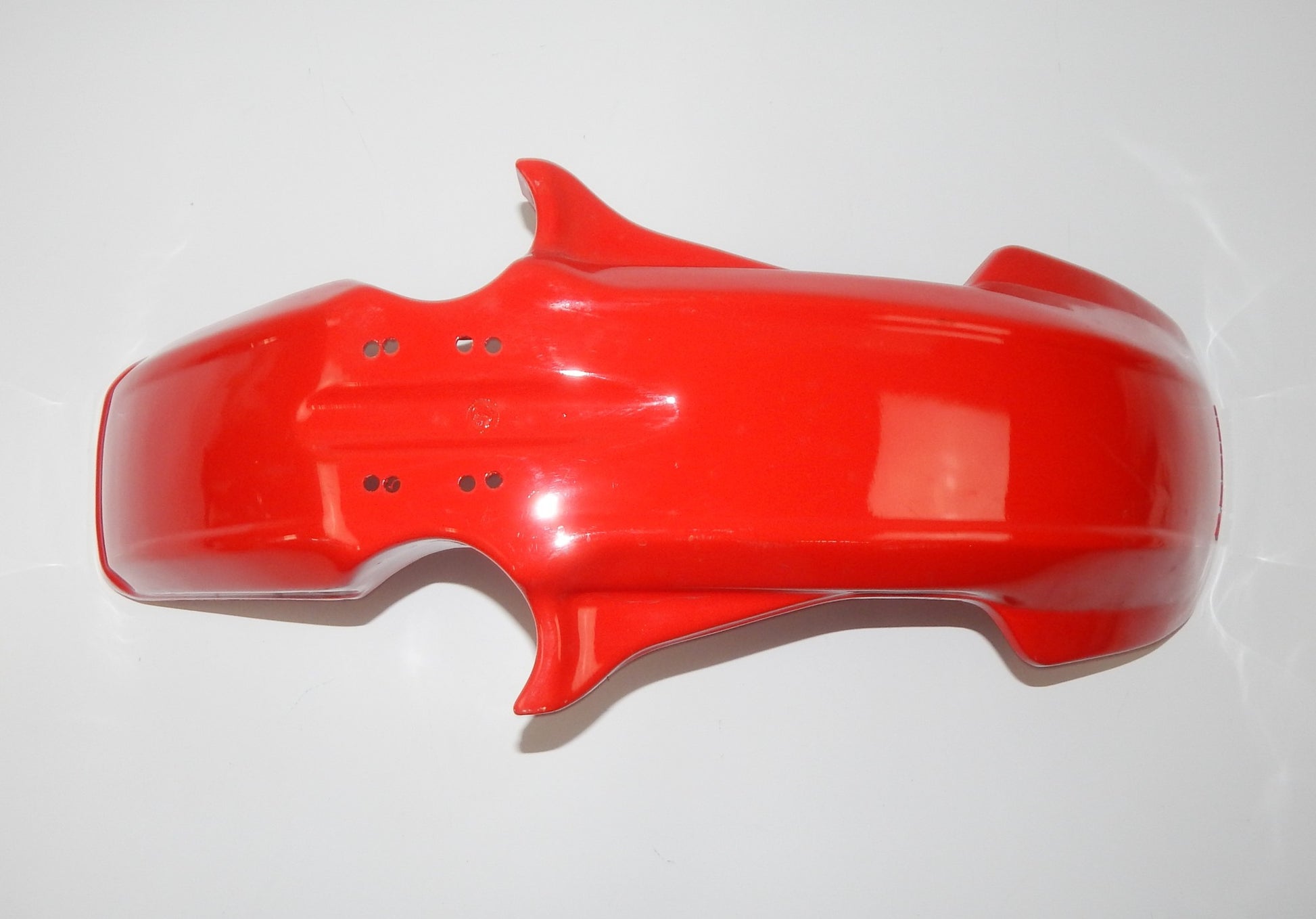 1980's MORINI CAMEL 501 ENDURO FRONT FENDER MUD GUARD RED PLASTIC VINTAGE ITALY - MotoRaider