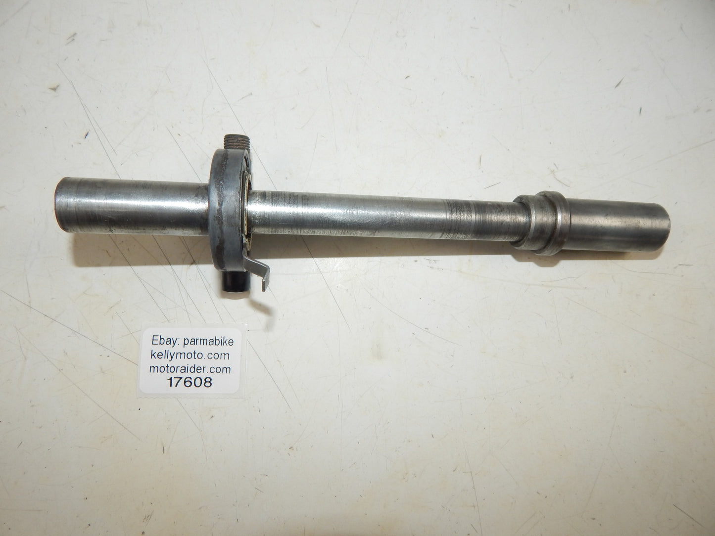 1981 BETA TRAIL 125 FRONT WHEEL PIN BOLT AXLE+SPEEDOMETER GEAR DRIVE HURET - MotoRaider