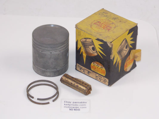 NOS METERO 096 PISTON 54.8MM MV 125 SPORT + RINGS + 15MM PIN VINTAGE ITALY 16166 - MotoRaider