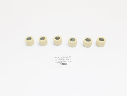 OEM PEUGEOT LXR 125 FAST ROTATION ROLLERS 18X14 # 801080 - MotoRaider