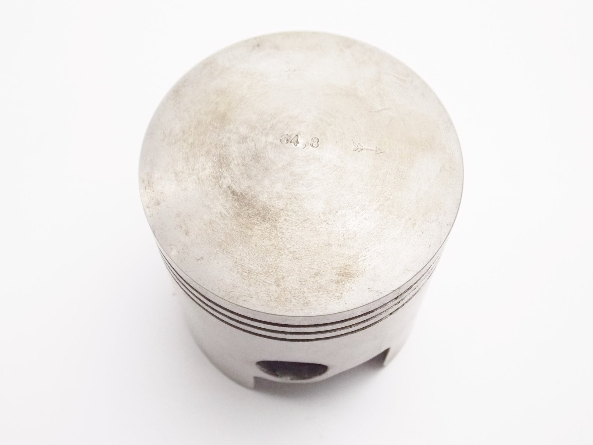NOS DINAMIN PISTON + PIN DIAMETER 64.8 mm LAMBRETTA 175 FURGONE TRI SERVICAR - MotoRaider