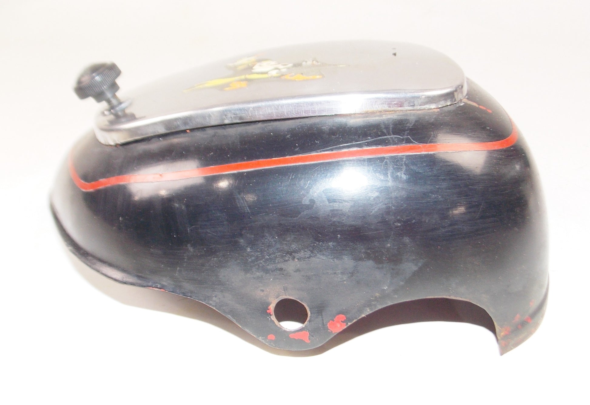 1972 MORINI CORSARO 125 RIGHT CHASSIS FRAME SIDE COVER+SCREW PANEL TOOL BOX - MotoRaider